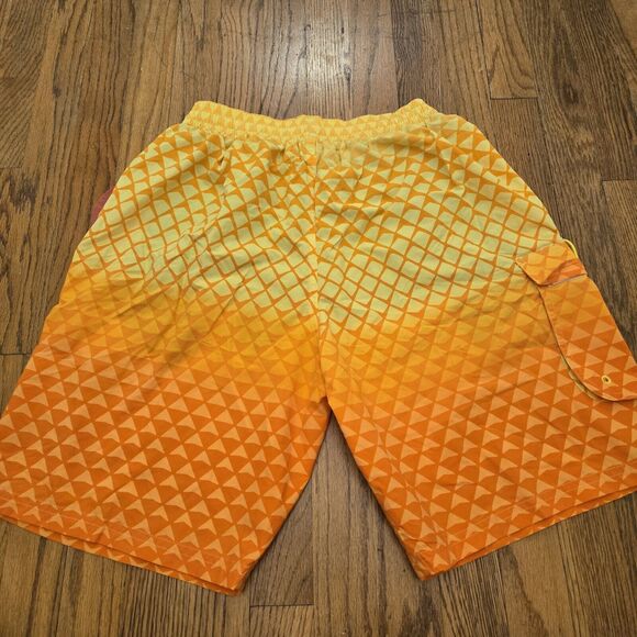 TYR Mens Small Orange Challenger Trunks - Picture 6 of 6